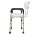 SILLA PARA DUCHA CON RESPALDO Y APOYA BRAZOS ALQUILER