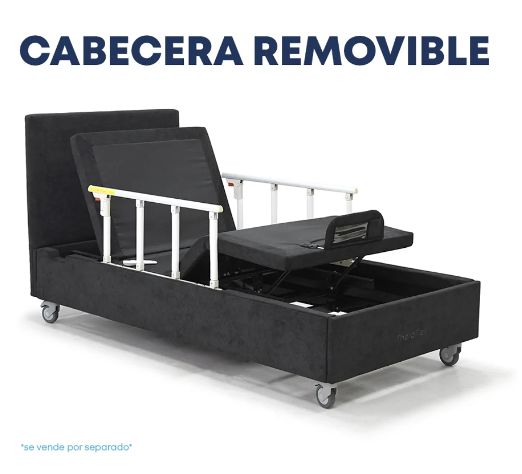 REPOSACABEZAS PARA CAMA THERAFLEX NEGRO