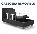 REPOSACABEZAS PARA CAMA THERAFLEX NEGRO