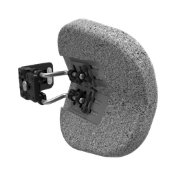 [1266-2501-100] SOPORTE LATERAL AXIAL BIANGULAR 