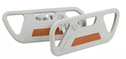 [ALK06P301B] BARANDAS LATERALES DE ABS PARA CAMA MANUAL Y MOTORIZADA DE LUJO 3 FUNC