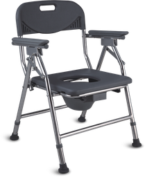 [FS8995L] SILLA HIGIENICA PLEGABLE CON RESPALDO-POSABRAZO