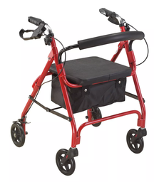 [ALK326L] ANDADOR CUATRO RUEDAS CANASTO Y FRENOS
