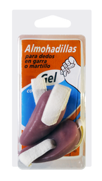 ALMOHADILLA DEDO EN GARRA ROSA CON ELASTICO