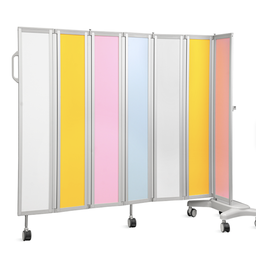 [SKH049-7] BIOMBO ACRILICO RIGIDO 7 PANELES 178X165 