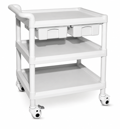 [SKR002-1G] CARRO MULTIFUNCION ABS 64X45X85 3 ESTANTES
