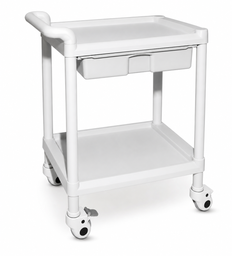 [SKR001-3] CARRO MULTIFUNCION ABS 54X37X91 2 ESTANTES
